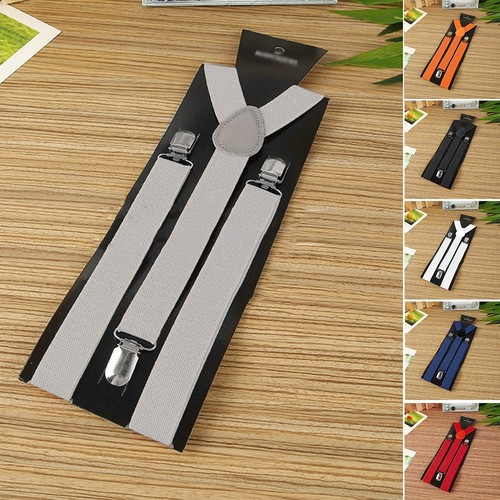 Leather braces suspenders - pu,
