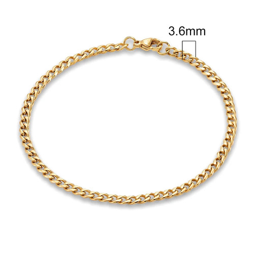 Stainless steel cuban link - steel,