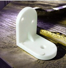 25MM x 24MM WHITE L SHAPED