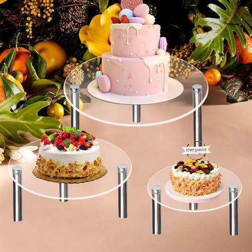 Acrylic cake stand set - stand,