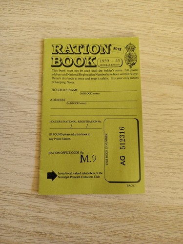 Replica olive ration - olive, 1939