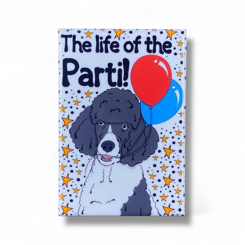 Black parti poodle life the - black, of
