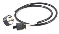 MCRU No. 98  AUDIOPHILE FIG.8 MAINS LEAD | FURUTECH FI-8N | GOLD PLATED MK PLUG