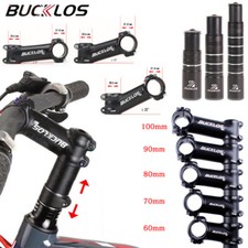 BUCKLOS Bike Handlebar Stem Fork Stem Extender Aluminium Alloy 7/17/22° Bar Part