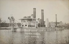 Barge Canal Port Byron NY RPPC