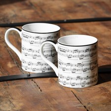 Set of 2 Black & White Music