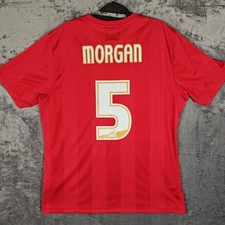 Nottingham Forest 2010/2011 Home Football Shirt MORGAN #5 Umbro L Large