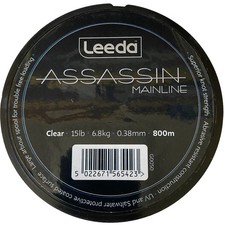 Leeda Assassin Mainline Clear 15lb 0.38mm 800m