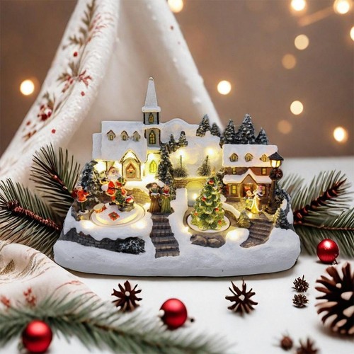 Large christmas village house - large,
