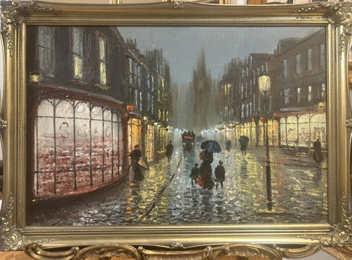 Old master style oil painting - old,