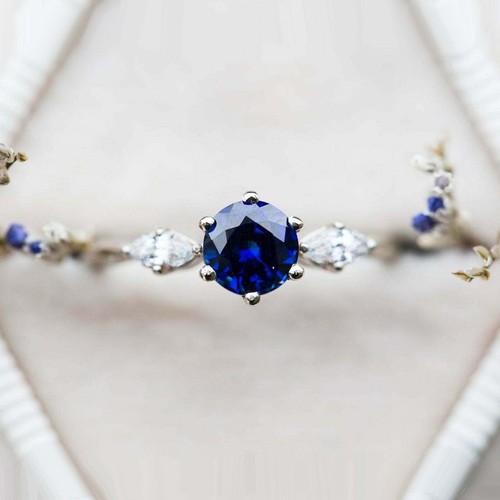 Round cut blue - 2,