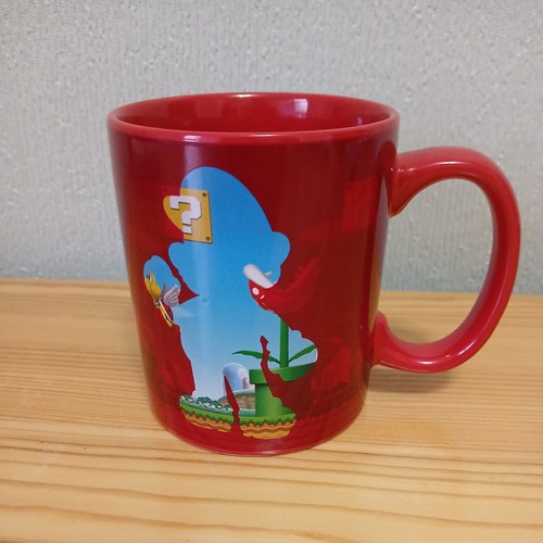 Super mario red coffee mug - mario, by