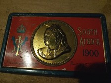 1900 Boer War South Africa Chocolate Tin with original contents 