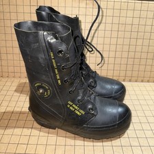 Vintage 1986 US Military Bata Cold Weather Bunny Mickey Boots Black Mens 7R