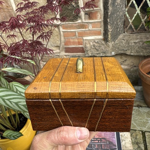 Vintage wooden storage box - storage,