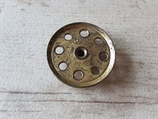 Meccano #21 1.5" brass pulley