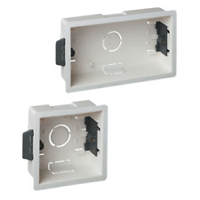 Click Dry Lining Back Box Socket Switch Single Double 1 Gang and 2 Gang