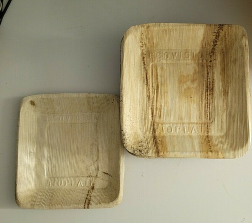 Square palm leaf - leaf, plate