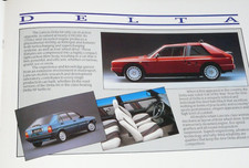 Lancia range brochure 1986 - range,