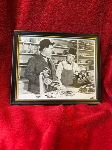 Vintage laurel hardy signed - laurel,