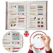 Embroidery Stitch Book Embroidery Sewing Tools Book for Beginners & Enthusiasts~