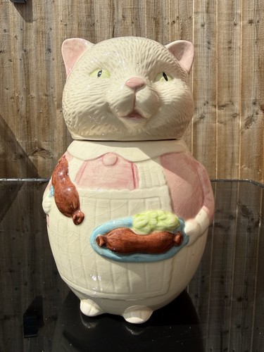 Large ceramic cat - ceramic, cookie