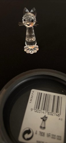 Swarovski crystal cat - crystal,