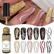 Reflective glitter nail - reflective,
