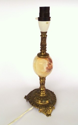 Vintage marbled onyx brass - vintage, &