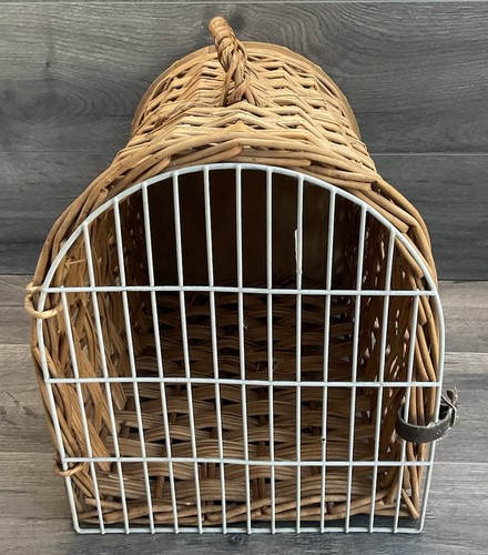 Vintage wicker basket - vintage,