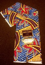 6 yards African print real wax