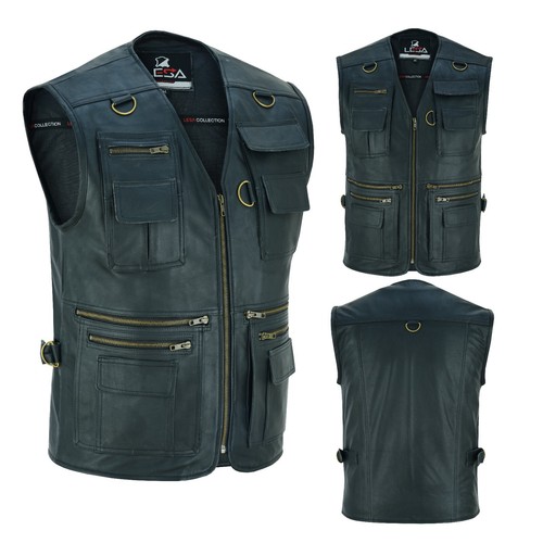 Mens gilet waistcoat safari - gilet,
