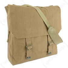 British 37 Pattern Large Pack in Khaki Canvas Webbing - Military Army Surplus