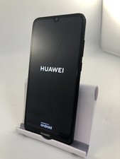 Huawei Y6 (2019) Black 32GB Unlocked Android Touchscreen Smartphone Cracked     