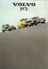 Volvo Range 1970-1971 UK Market Foldout Sales Brochure 142 144 145 164 1800 E