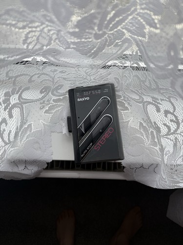 Vintage sanyo stereo cassette - sanyo,