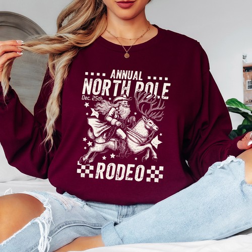 Cowboy santa womens long - womens,