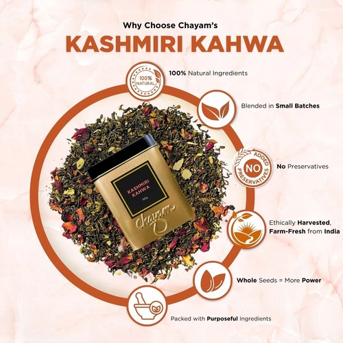 Kashmiri kahwa green tea 50g - |,
