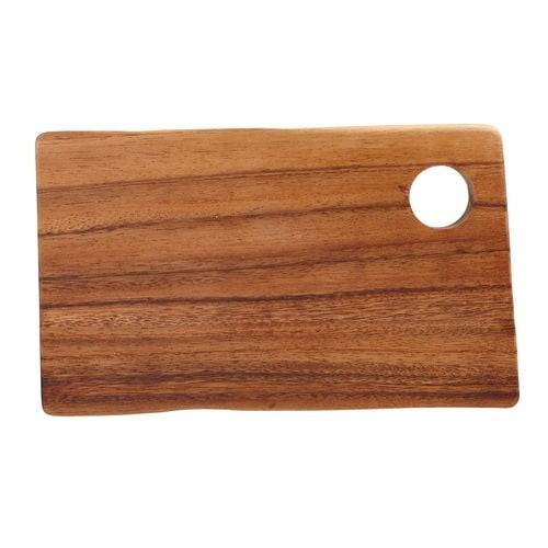 Rectangular brown acacia wood - brown,