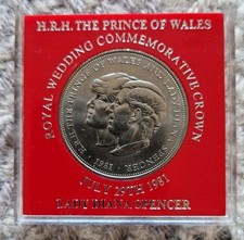 Collectable Royal Wedding Commemorative Crown 29th July 1981-Presentation Case