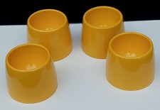 MELAMINE * MELAWARE * HARD PLASTIC EGG CUPS * VINTAGE * 1960s ? 1970s * FOUR 