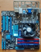 Asus M5A78L-M/USB3 mobo with FX6300 6 core CPU, 16GB DDR3 RAM and I/O shield