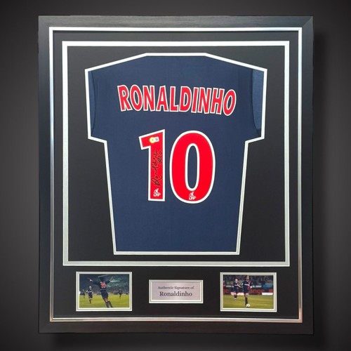 Ronaldinho hand signed and - ronaldinho,