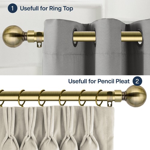 Metal curtain pole heavy - curtain,