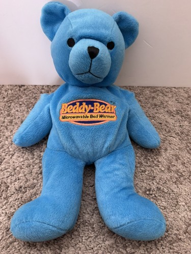 Blue beddy bear microwaveable - blue,