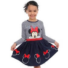Girls Minnie Mouse Long Sleeve