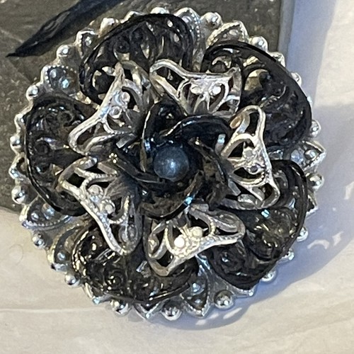Vtg scarf clip black - vtg,