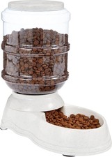 Dog and cat food feeder - and,
