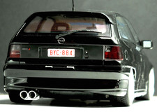 1:18 NOREV Custom "MK3 VAUXHALL OPEL ASTRA GSi 2.0 16v (Diamond Black) MODIFIED