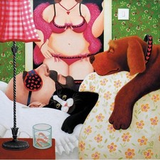 Tomcat Greeting cards - 8 amusing & cute cat designs from Vicky Mount paintings